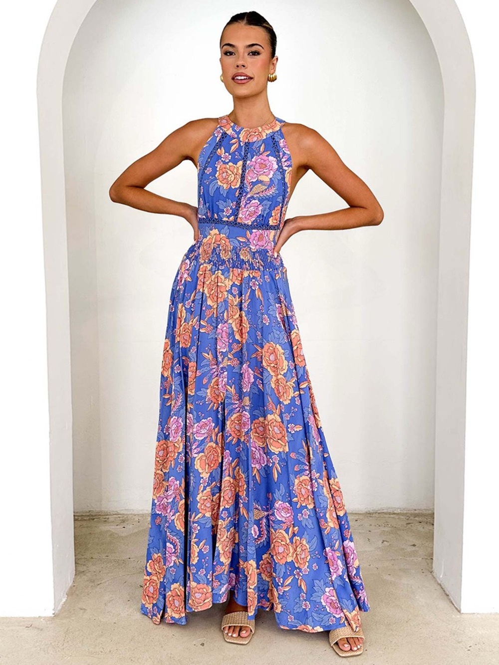 Jaase Endless Summer Maxi Dress in the Bodhi Print - M